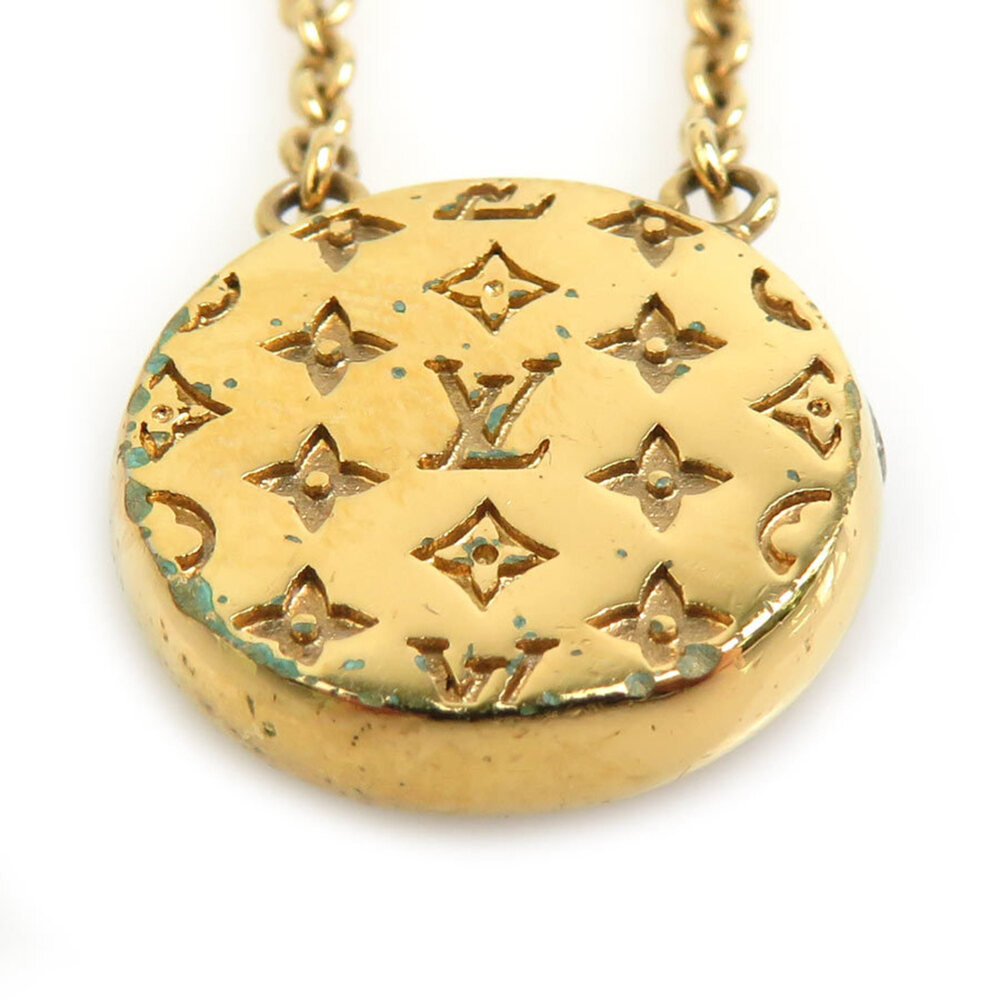 LOUIS VUITTON Gold Necklace - Picture 4 of 5